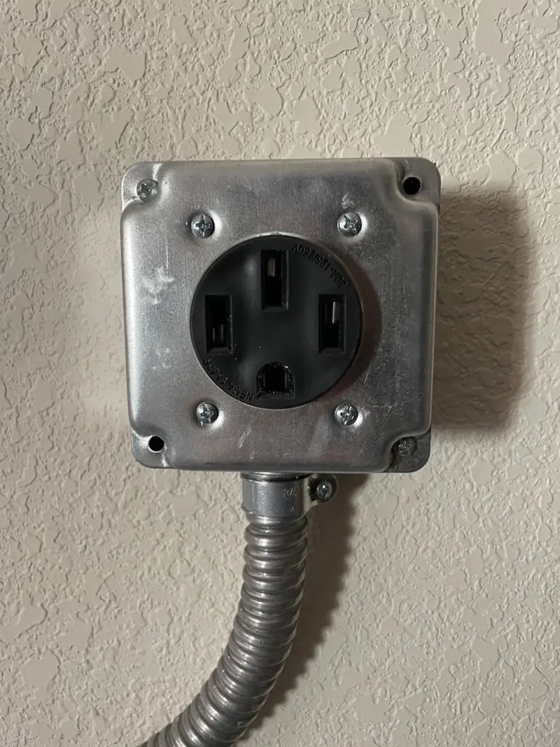NEMA 14-50 outlet installed for Smart Home Electrical in Radcliff